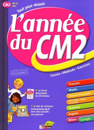 L'année de : CM2 ; 10/11 ans