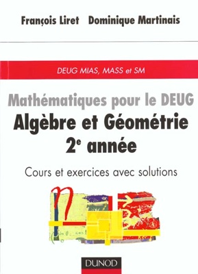 Algèbre et géométrie 2e année