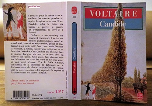 1 - Romans Tome I : Candide / La princesse de Babylone et autres contes