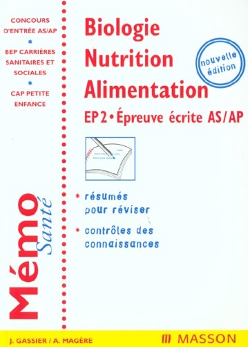 Biologie nutrition alimentation
