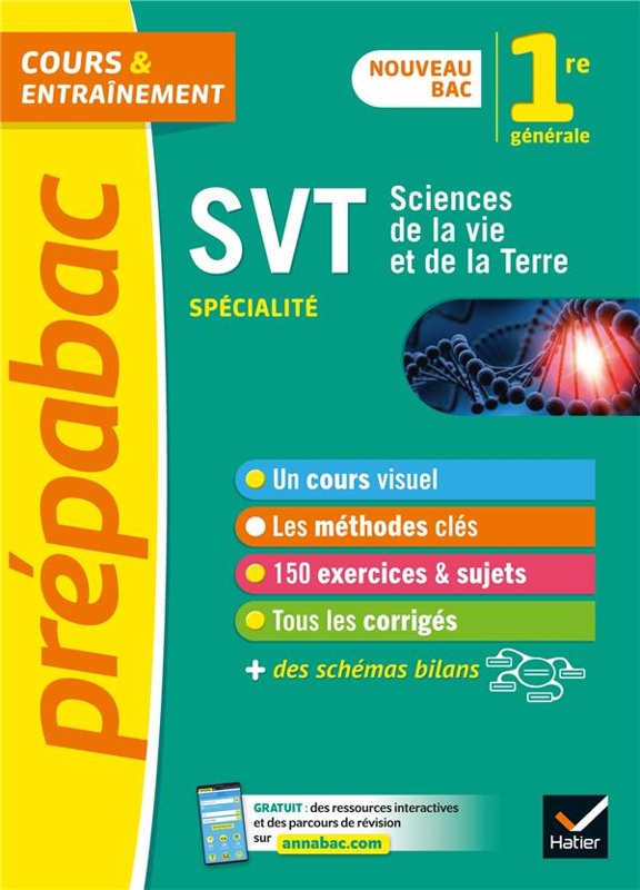 Prépabac cours & entraînement ; SVT ; 1re, spécialité (édition 2019)