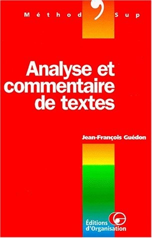 Anal et commentaire texte